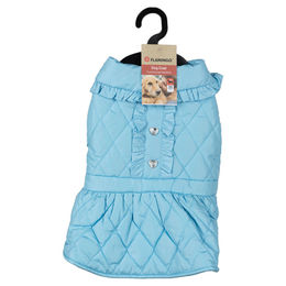 Produktbild von Flamingo Hundemantel Jewel hellblau, Rückenlänge: 35 cm