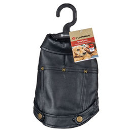 Produktbild von Flamingo Hundemantel Sancho schwarz, Rückenlänge: 20 cm