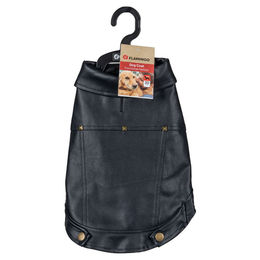 Produktbild von Flamingo Hundemantel Sancho schwarz, Rückenlänge: 30 cm