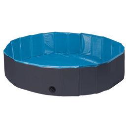 Flamingo Hundepool Splash rund blau/dunkelgrau – Bild 1 von 5