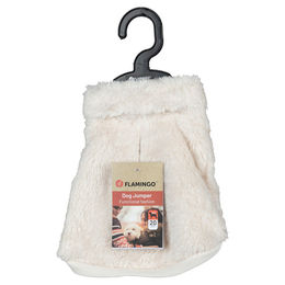 Produktbild von Flamingo Hundepullover Fergi weiß, Rückenlänge: 30 cm
