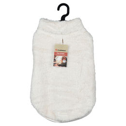 Produktbild von Flamingo Hundepullover Fergi weiß, Rückenlänge: 45 cm