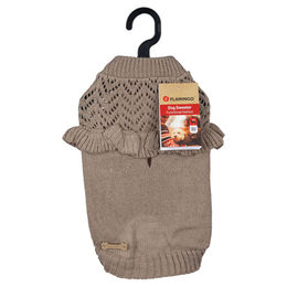 Produktbild von Flamingo Hundepullover Sady beige, Rückenlänge: 30 cm