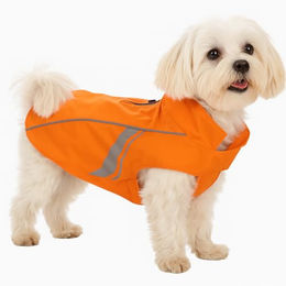 Flamingo Hunderegenmantel Pomi Orange - 30 cm – Bild 1 von 4