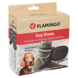 Produktbild von Flamingo Hundeschuhe Kajan grün - 2 Stück, Größe: L