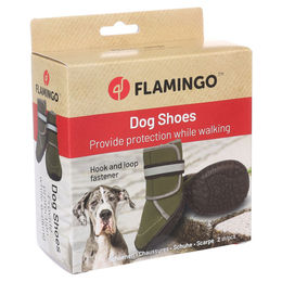 Produktbild von Flamingo Hundeschuhe Kajan grün - 2 Stück, Größe: XXL