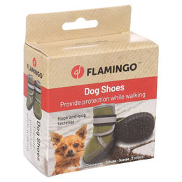 Produktbild von Flamingo Hundeschuhe Kajan grün - 2 Stück, Größe: XXS