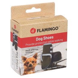 Produktbild von Flamingo Hundeschuhe Laky grün - 2 Stück, Größe: S