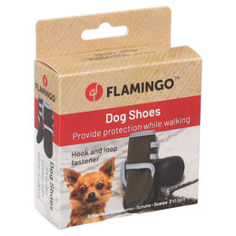 Produktbild von Flamingo Hundeschuhe Laky grün - 2 Stück, Größe: XS