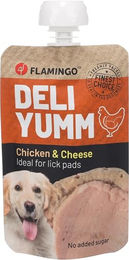 Flamingo Hundesnack Deli Yumm Paste Huhn & Käse - 90 g – Bild 1 von 2