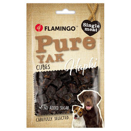 Produktbild von Flamingo Hundesnack Hapki Kleine Blöcke mit Yak, Inhalt: 85 g