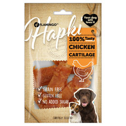 Produktbild von Flamingo Hundesnack Hapki Knorpel mit Huhn, Inhalt: 85 g
