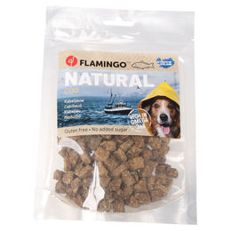 Produktbild von Flamingo Hundesnack Nature Dreiecke mit Kabeljau, Inhalt: 75 g