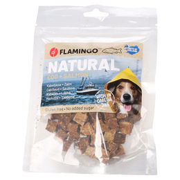 Produktbild von Flamingo Hundesnack Nature Kleine Blöcke mit Kabeljau & Lachs, Inhalt: 75 g