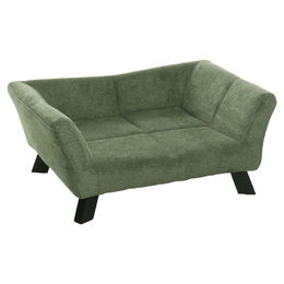 Produktbild von Flamingo Hundesofa Damario rechteckig grün, Maße: 62,5 x 43 x 25 cm