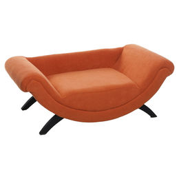 Produktbild von Flamingo Hundesofa Dingo rechteckig orange, Maße: 80 x 43 x 28 cm