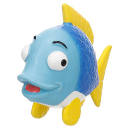 Produktbild von Flamingo Hundespielzeug Anais Fisch blau, Maße: 5,5 x 14,4 x 12,5 cm