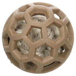 Produktbild von Flamingo Hundespielzeug Ball Wilga braun, Maße: 7,6 x 7,6 x 7,6 cm