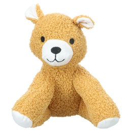 Produktbild von Flamingo Hundespielzeug Beanie Bär gelb, Maße: 23 x 25 x 24 cm