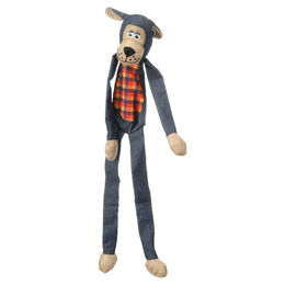 Produktbild von Flamingo Hundespielzeug Beni Hund blau, Maße: 20 x 13,5 x 76 cm