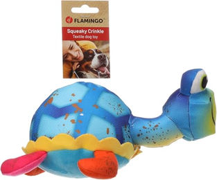 Flamingo Hundespielzeug Clora Schildkröte Blau – Bild 1 von 3