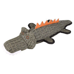 Flamingo Hundespielzeug Dobbla Krokodil Khaki – Bild 1 von 3