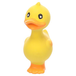 Produktbild von Flamingo Hundespielzeug Ente Kwek gelb, Maße: 4 x 5,3 x 9,7 cm