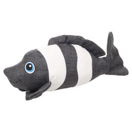 Produktbild von Flamingo Hundespielzeug Flipper Clownfisch grau, Größe: L