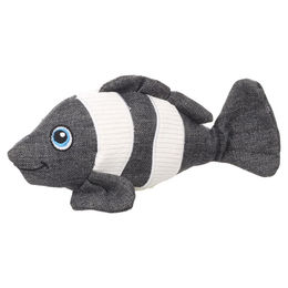 Produktbild von Flamingo Hundespielzeug Flipper Clownfisch grau, Größe: S