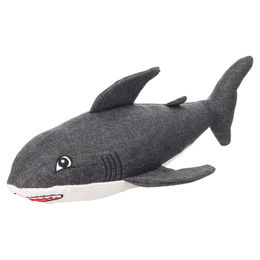 Produktbild von Flamingo Hundespielzeug Flipper Hai grau, Größe: L