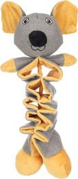 Produktbild von Flamingo Hundespielzeug Folsy Maus für Welpen grau/ocker
