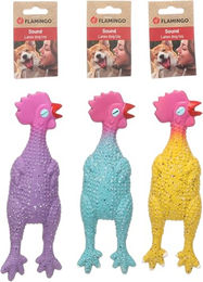 Flamingo Hundespielzeug Freckles Huhn Größe S – Bild 1 von 6
