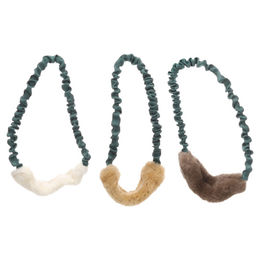 Flamingo Hundespielzeug Furtra Ring Bungee Schaffell – Bild 1 von 5