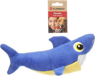 Produktbild von Flamingo Hundespielzeug Gebla Hai Blau