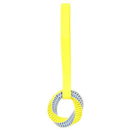 Flamingo Hundespielzeug Glowa Zerrseil Ring blau/gelb L – Bild 1 von 6