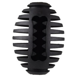 Flamingo Hundespielzeug Gummi Gladiator Rugby schwarz Größe M – Bild 1 von 7