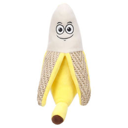 Produktbild von Flamingo Hundespielzeug Krafu Banane gelb, Maße: 10,5 x 9 x 27 cm