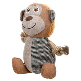 Produktbild von Flamingo Hundespielzeug Libar Affe mit Seil braun, Maße: 17,5 x 8,5 x 27 cm