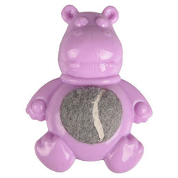 Produktbild von Flamingo Hundespielzeug Loekie TPR Nilpferd lila für Welpen - 7,5 cm