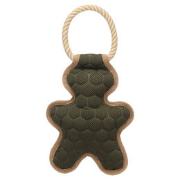 Produktbild von Flamingo Hundespielzeug Mesci Kleiner Mann mit Seil grün, Maße: 33 x 18 x 5 cm