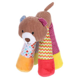 Produktbild von Flamingo Hundespielzeug Nilak Hund mit Squeaker hellbraun