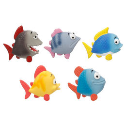 Produktbild von Flamingo Hundespielzeug Nita Fisch, Maße: 3,6 x 8,6 x 8,8 cm