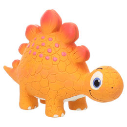 Produktbild von Flamingo Hundespielzeug Oona Dinosaurier orange, Maße: 6 x 17 x 12 cm