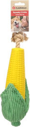 Flamingo Hundespielzeug Seezo Mais mit Seil gelb – Bild 1 von 3