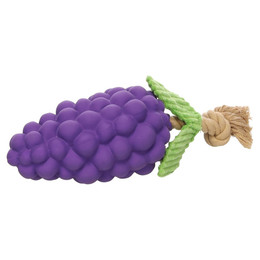 Produktbild von Flamingo Hundespielzeug Seezo Traube mit Seil violett