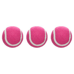 Produktbild von Flamingo Hundespielzeug Smash Tennisball rosa - 3 Stück, Maße: Ø 6,4 cm