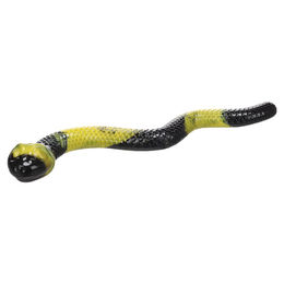 Produktbild von Flamingo Hundespielzeug Sneaky Schlange gelb/schwarz, Maße: 42 x 13 x 5,5 cm