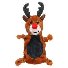 Produktbild von Flamingo Hundespielzeug Weihnachten Jeffro Rentier braun
