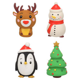 Produktbild von Flamingo Hundespielzeug Weihnachten Mery, Maße: 7,1 x 7,1 x 12,7 cm