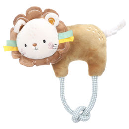 Produktbild von Flamingo Hundespielzeug Welpe Kobe Löwe mit Seil braun, Maße: 26 x 8 x 26 cm